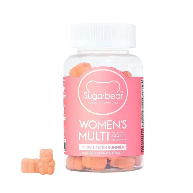 SugarBear Women's Multi Vegan Gummies for Women's Health, 60 Gummies