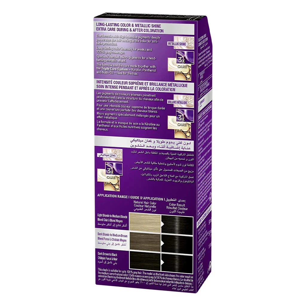 Schwarzkopf Palette Intensive Hair Color Creme 1-0 Black Diamond - Easy Pharmacy LLC