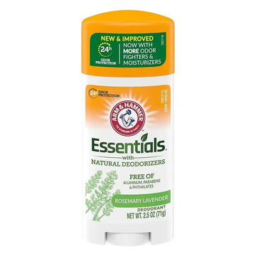 Arm & Hammer Essentials Natural Deodorizer Deodorant Stick, Fresh, 71g