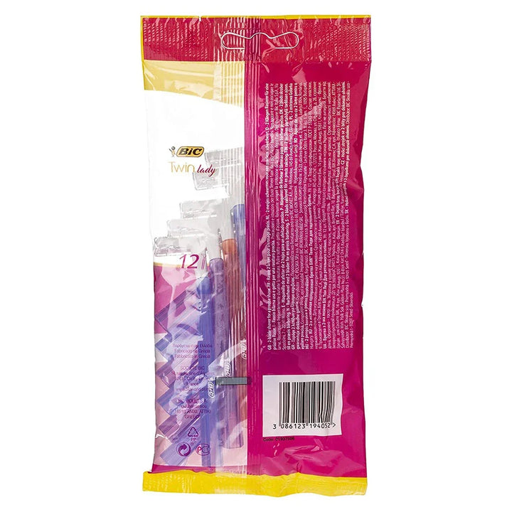 Bic Twin Lady Women Disposable Razor 12's - Easy Pharmacy LLC