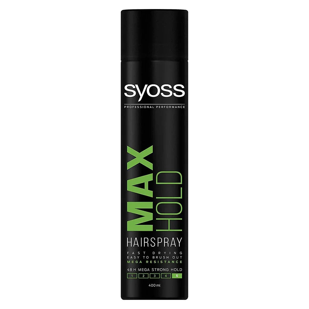 Syoss Max Hold Hair Spray 400 mL - Easy Pharmacy LLC