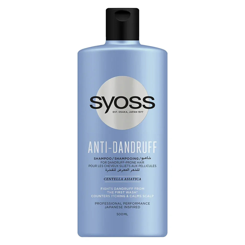 Syoss Anti-Dandruff Shampoo For Dandruff Prone Hair 500ml - Easy Pharmacy LLC