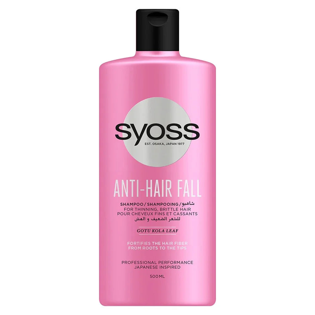 Syoss Anti-Hair Fall Shampoo For Thinning, Brittle Hair 500ml - Easy Pharmacy LLC