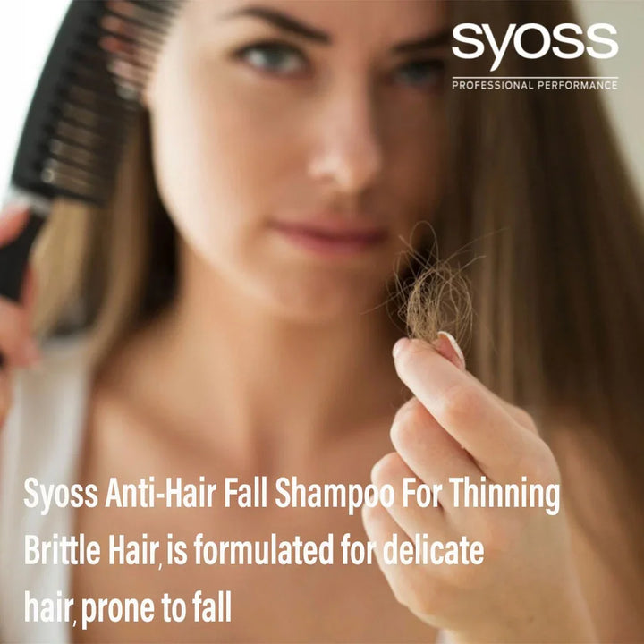 Syoss Anti-Hair Fall Shampoo For Thinning, Brittle Hair 500ml - Easy Pharmacy LLC