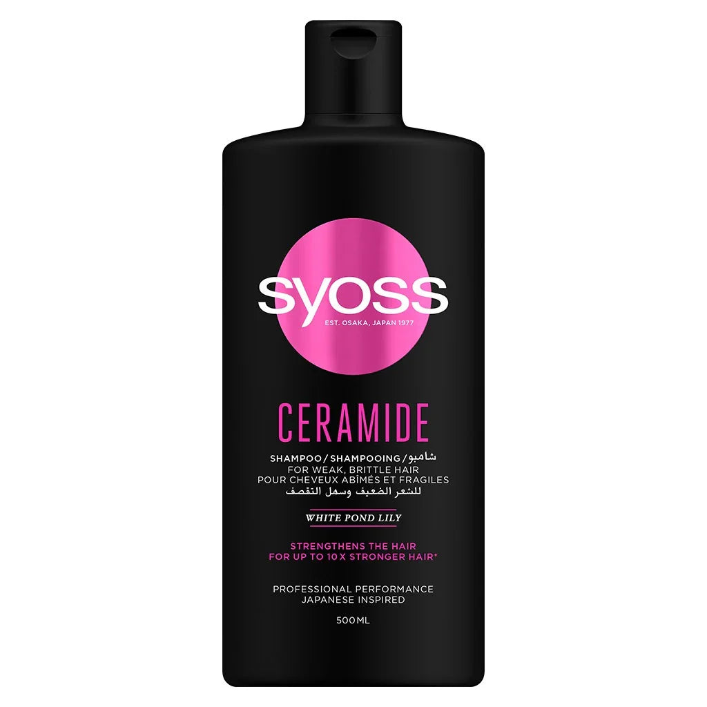 Syoss Ceramide Complex Shampoo For Weak Brittle Hair 500ml - Easy Pharmacy LLC