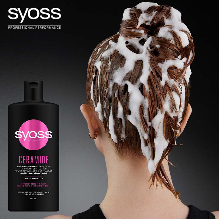 Syoss Ceramide Complex Shampoo For Weak Brittle Hair 500ml - Easy Pharmacy LLC
