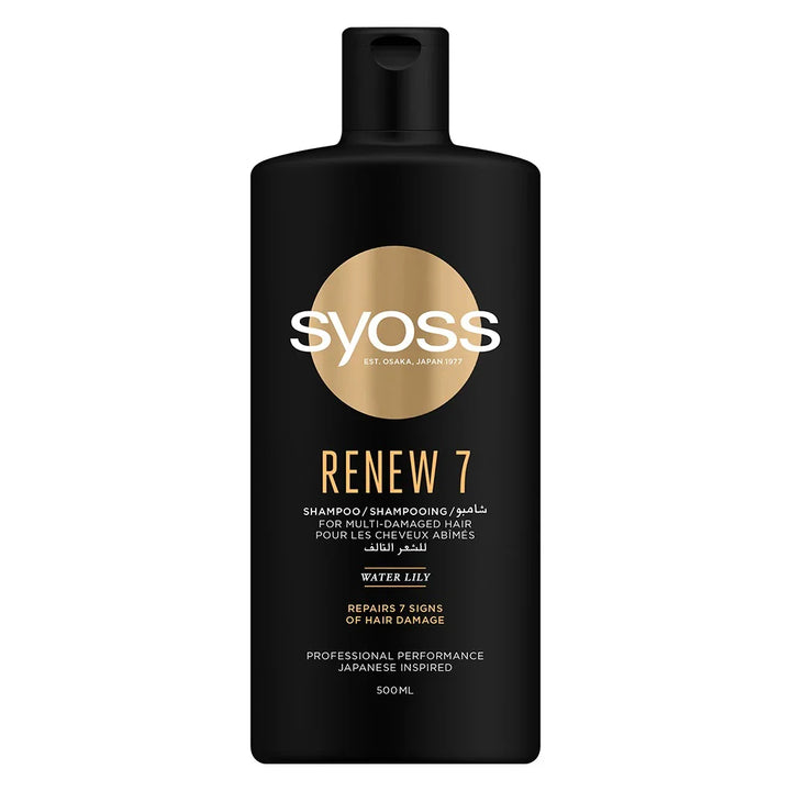 Syoss Renew 7 Complete Repair Shampoo For Multi Damaged Hair 500ml - Easy Pharmacy LLC
