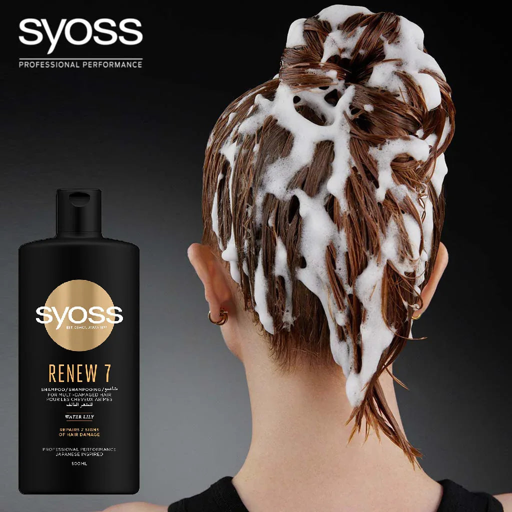 Syoss Renew 7 Complete Repair Shampoo For Multi Damaged Hair 500ml - Easy Pharmacy LLC