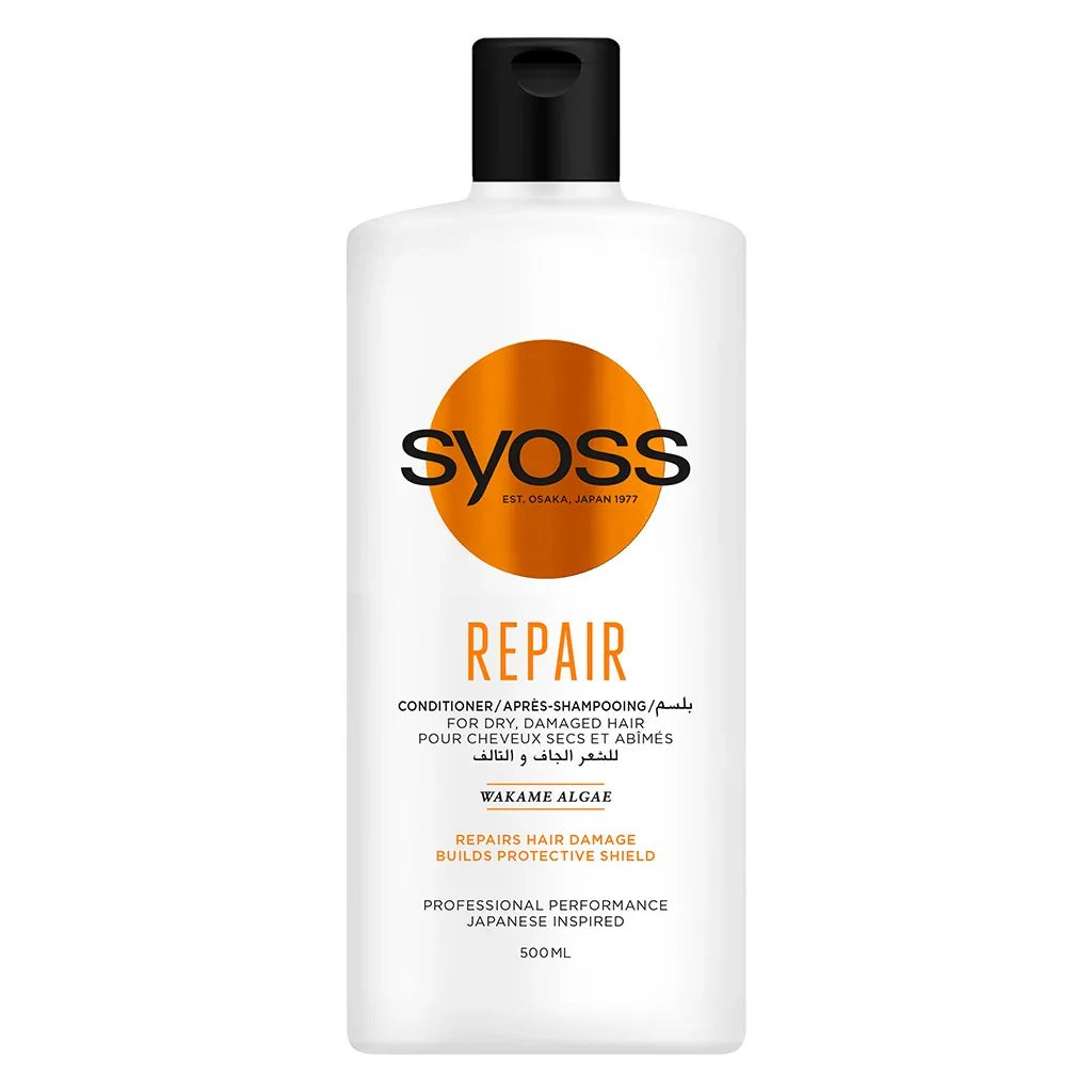 Syoss Repair Therapy Conditioner For Dry And Damaged Hair 500ml - Easy Pharmacy LLC