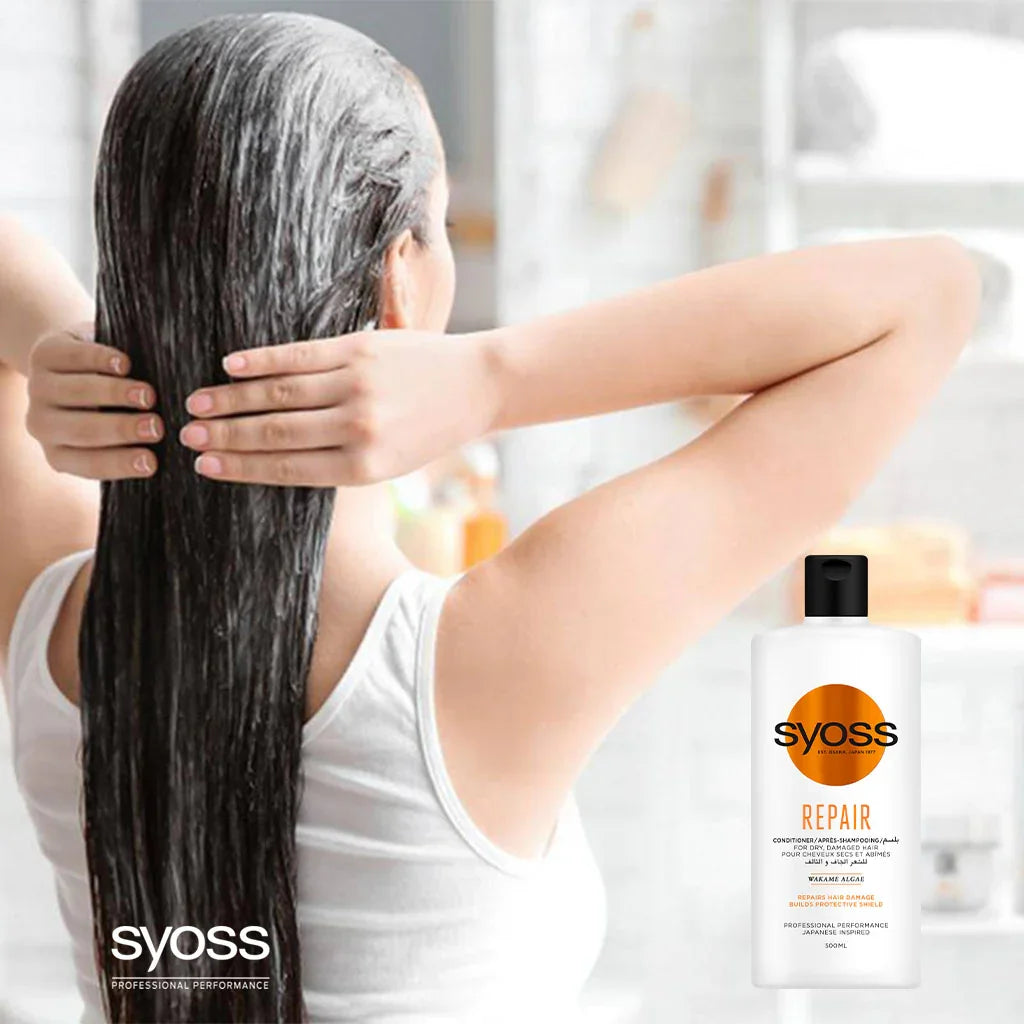 Syoss Repair Therapy Conditioner For Dry And Damaged Hair 500ml - Easy Pharmacy LLC