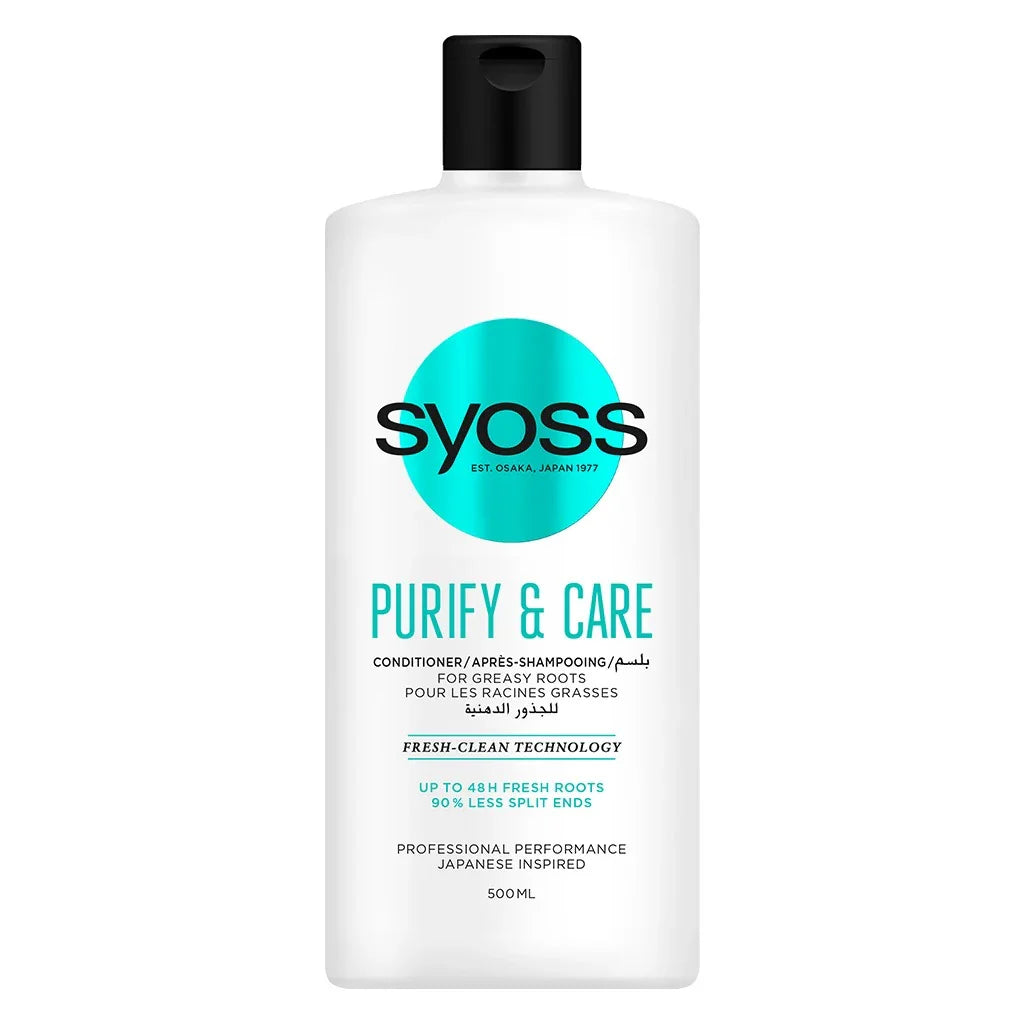Syoss Purify & Care Conditioner For Oily Hair 500ml - Easy Pharmacy LLC