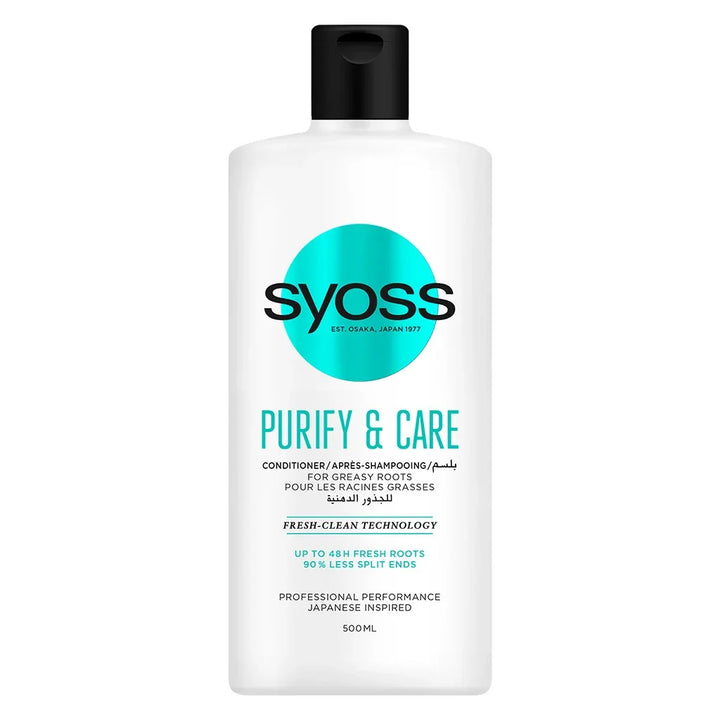 Syoss Purify & Care Conditioner For Oily Hair 500ml - Easy Pharmacy LLC