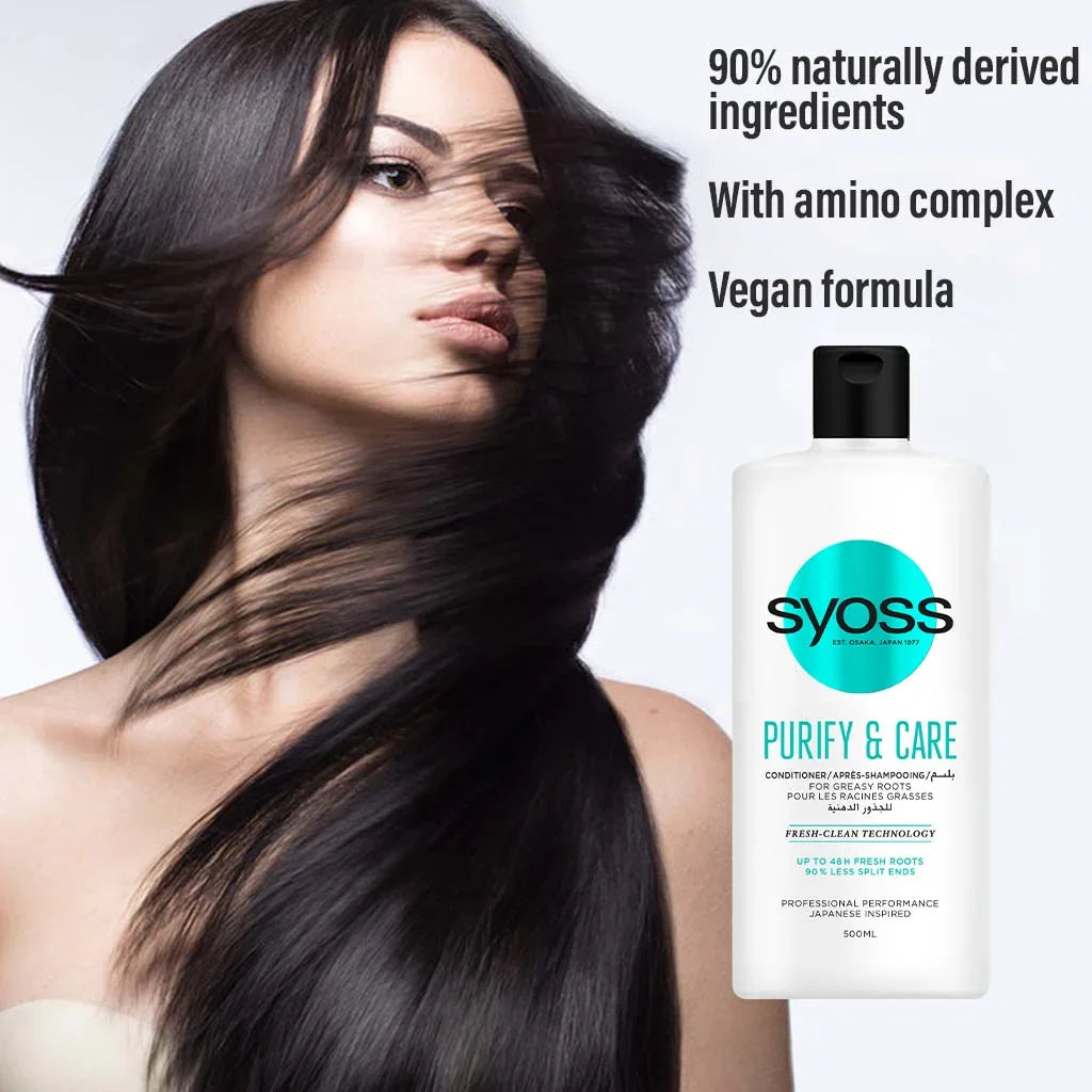 Syoss Purify & Care Conditioner For Oily Hair 500ml - Easy Pharmacy LLC