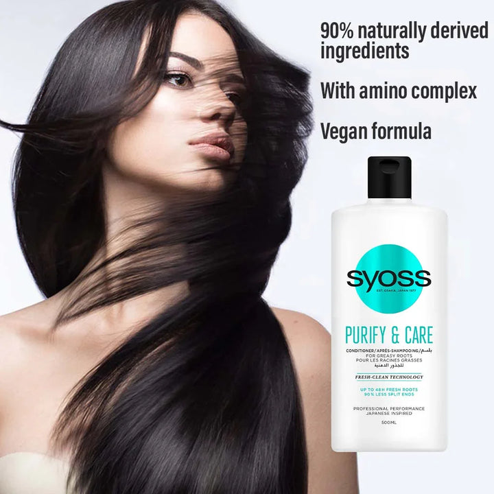 Syoss Purify & Care Conditioner For Oily Hair 500ml - Easy Pharmacy LLC