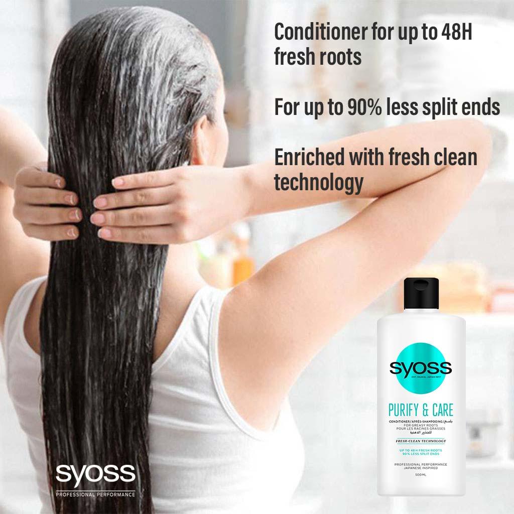 Syoss Purify & Care Conditioner For Oily Hair 500ml - Easy Pharmacy LLC