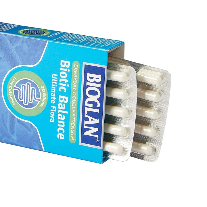 Bioglan Biotic Balance Ultimate Flora 20 Billion Live Cultures Vegetarian Capsules 30's - Easy Pharmacy LLC