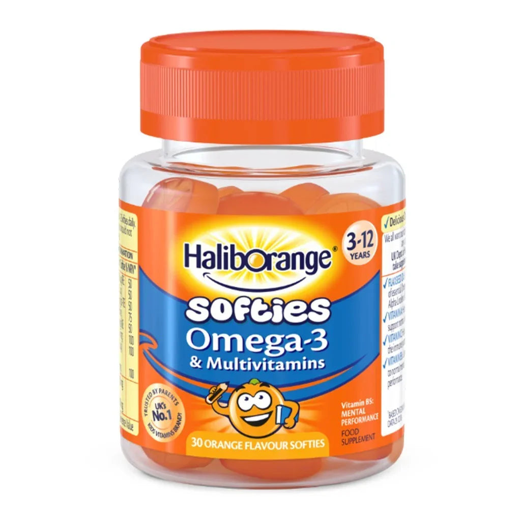 Haliborange Omega 3 & Multivitamins Orange Softies 30's - Easy Pharmacy LLC