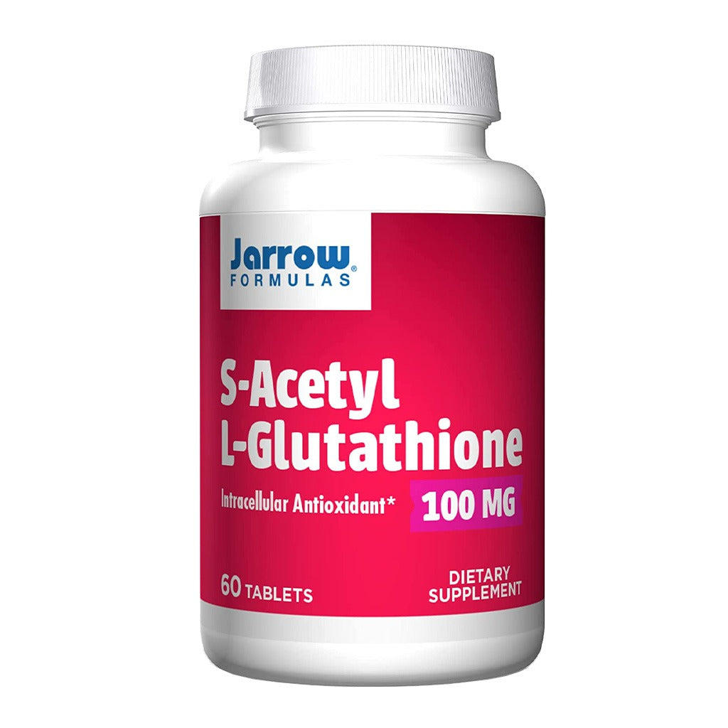 Jarrow Formulas S-Acetyl L-Glutathione 100 mg Antioxidant Tablets, Pack of 60's - Easy Pharmacy LLC