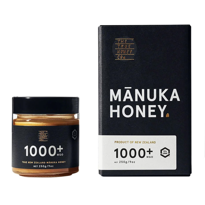 The True Honey Co. 1000+ MGO 22+ UMF™ Manuka Honey 250 g - Easy Pharmacy LLC