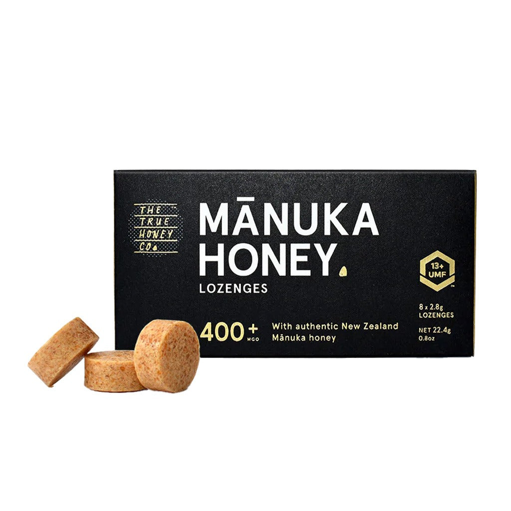 The True Honey Co. 400+ MGO 13+ UMF™ Manuka Honey Lozenges 2.8 g, 8's - Easy Pharmacy LLC
