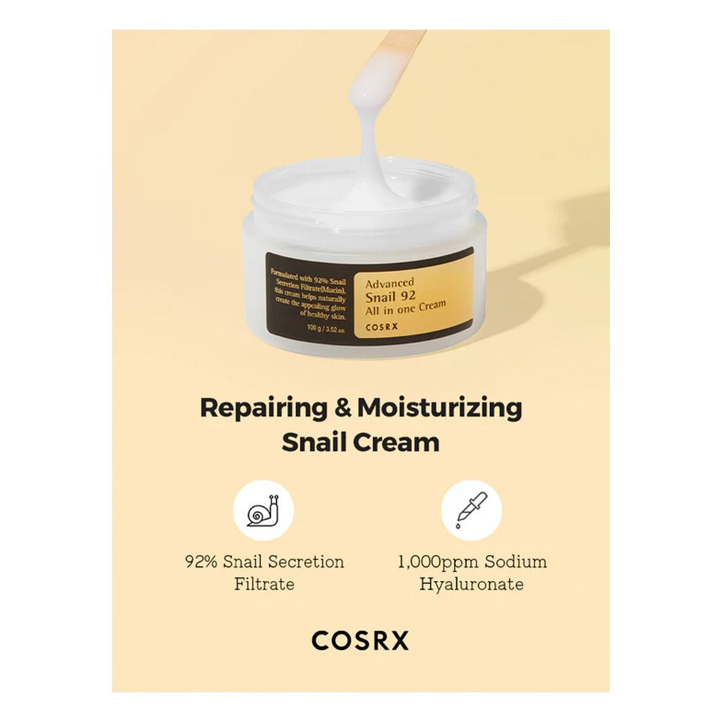 Cosrx Advanced Snail 92 All In One Cream 100 mL - Easy Pharmacy LLC
