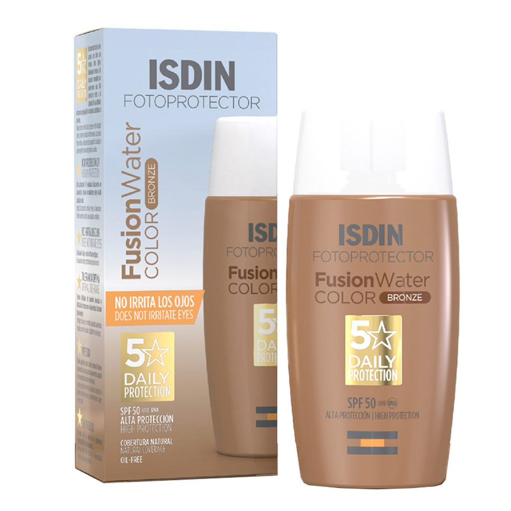 Isdin Fotoprotector SPF 50 Fusion Water Color Bronze Tinted 50 mL - Easy Pharmacy LLC