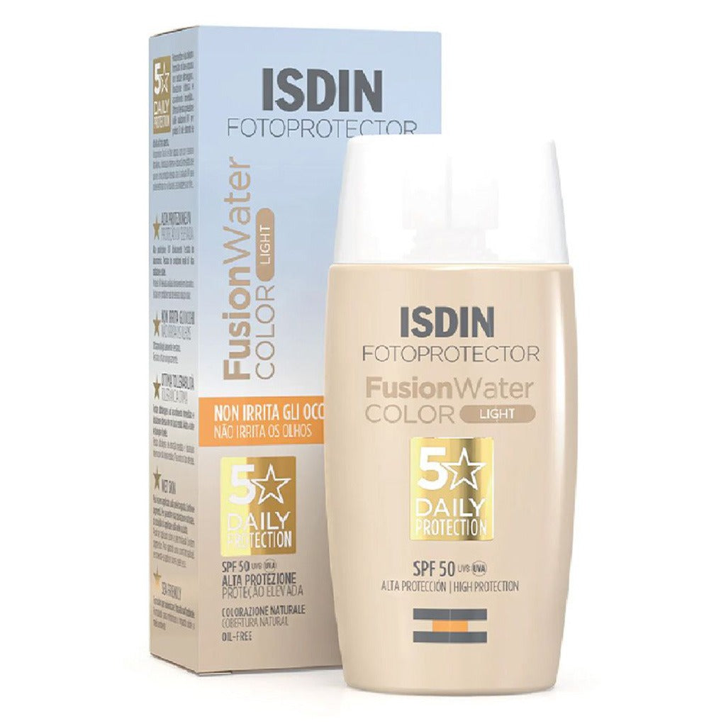 Isdin Fotoprotector SPF 50 Fusion Water Color Light Tinted 50 mL - Easy Pharmacy LLC