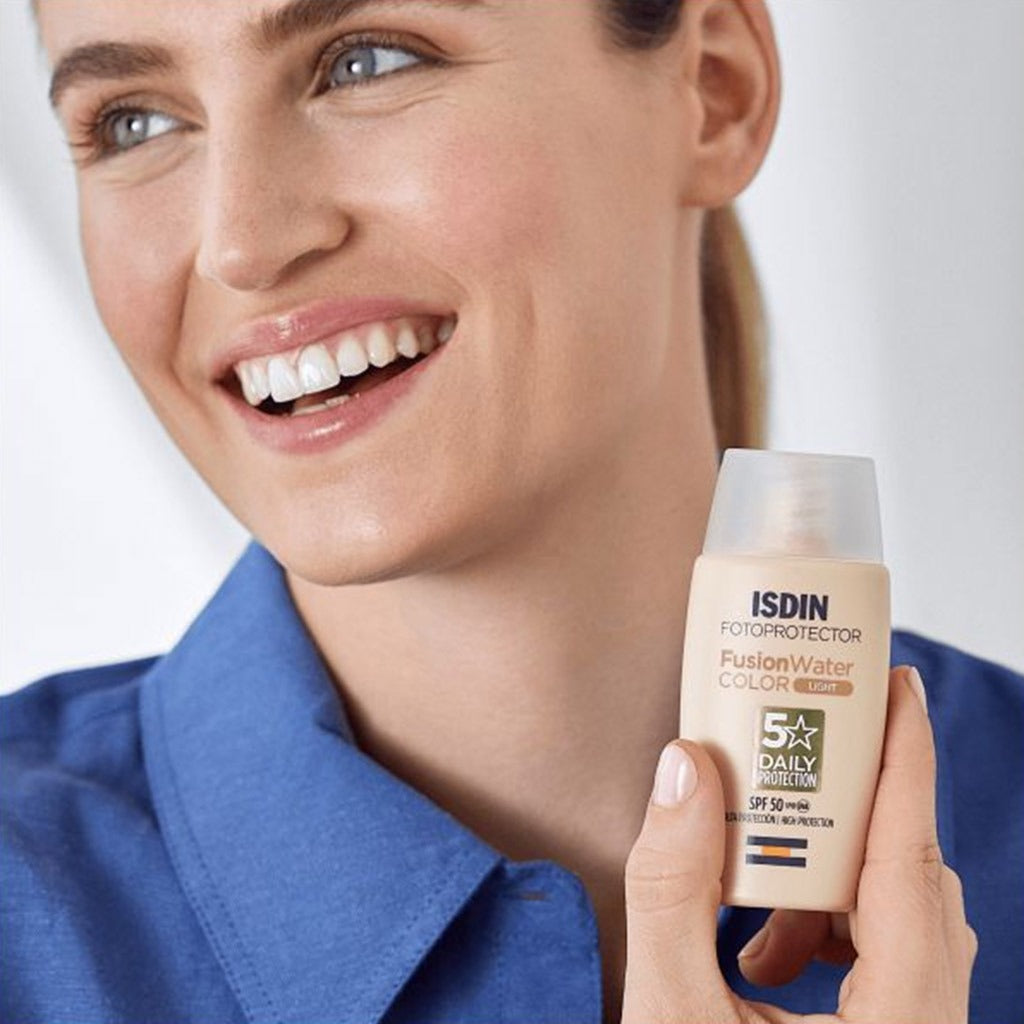 Isdin Fotoprotector SPF 50 Fusion Water Color Light Tinted 50 mL - Easy Pharmacy LLC