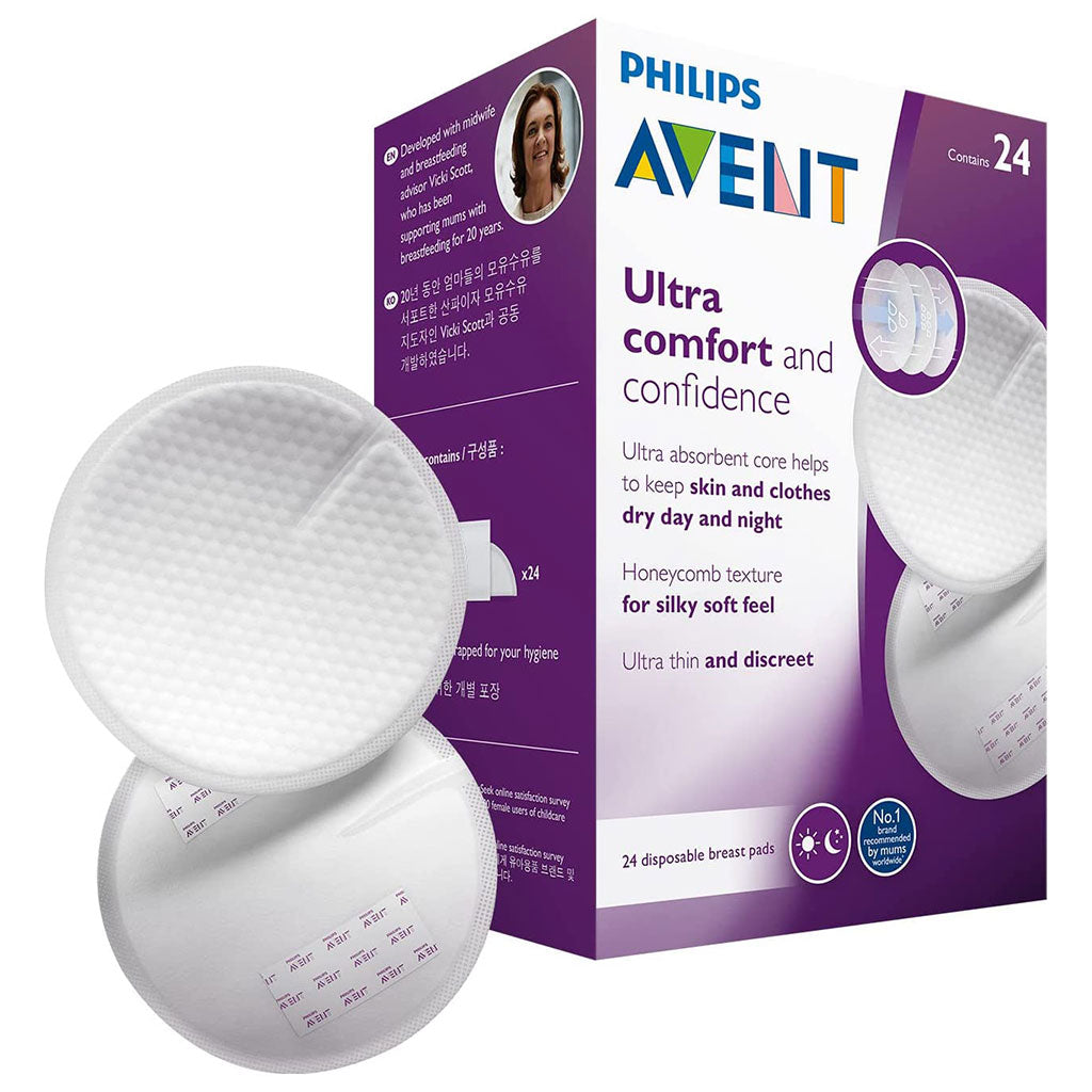 Philips Avent Ultra Comfort Disposable Breast Pads 24's SCF254/24 - Easy Pharmacy LLC