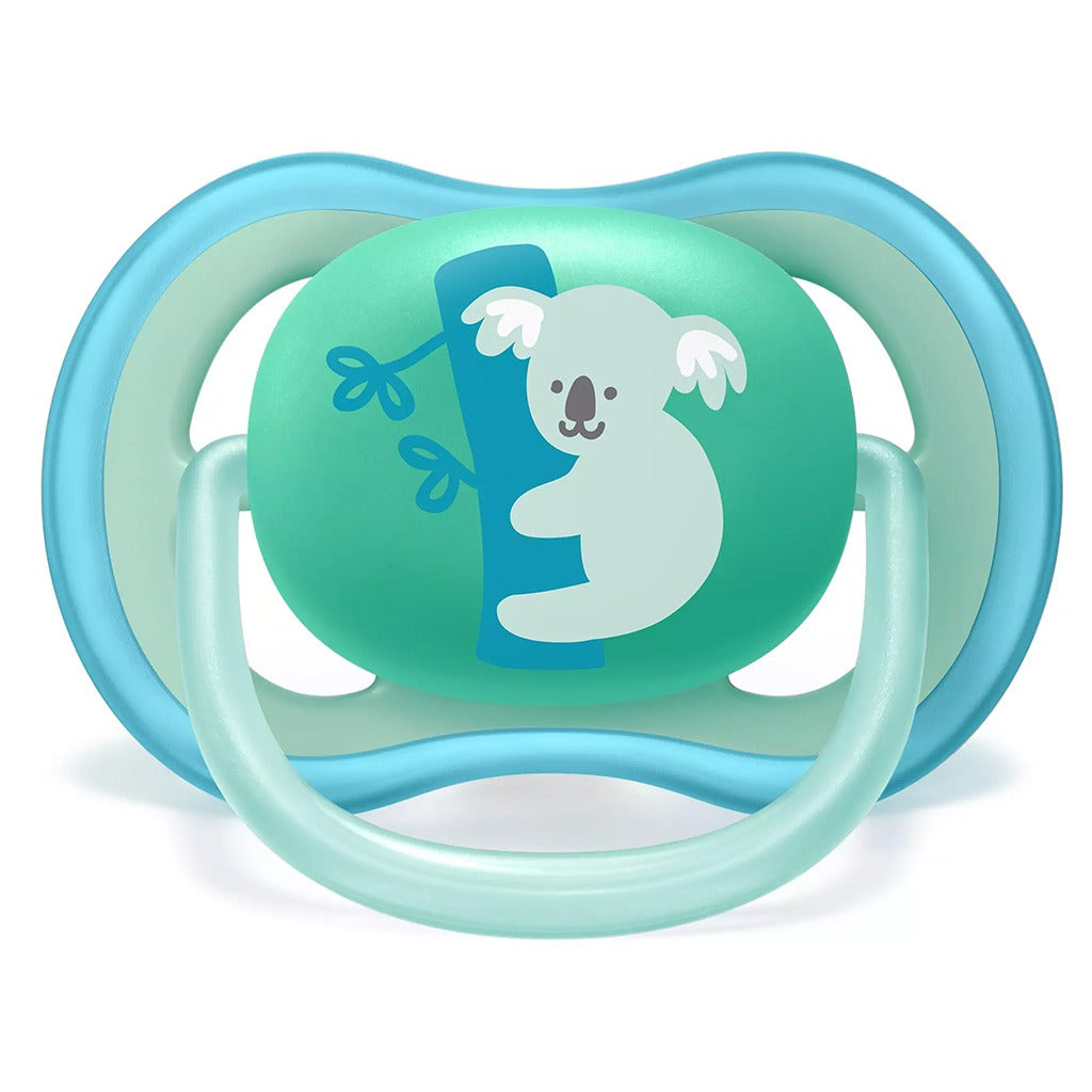 Philips Avent Ultra Air Freeflow Silicone Soother For 18 Month+ Baby Deco, Pack of 2's - Assorted SCF349/10 - Easy Pharmacy LLC