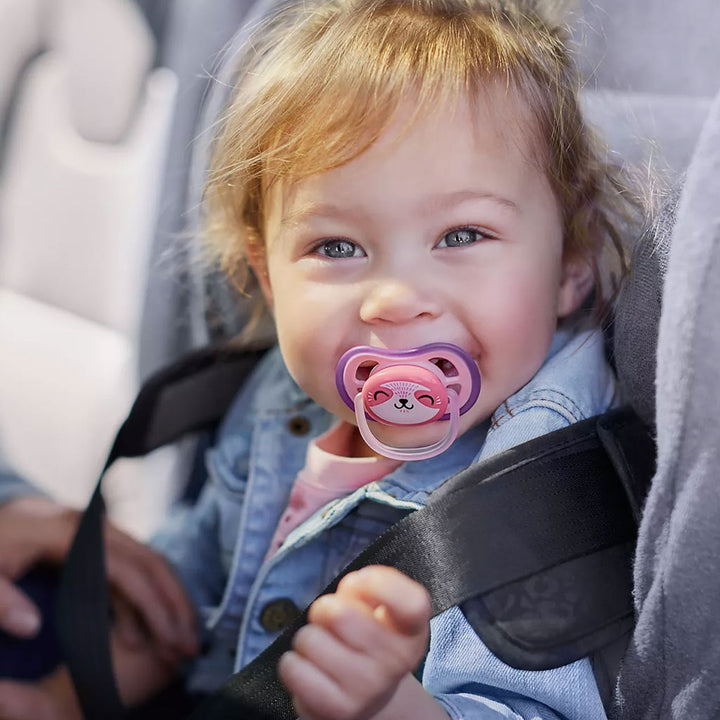 Philips Avent Ultra Air Freeflow Silicone Soother For 18 Month+ Baby Deco, Pack of 2's - Assorted SCF349/10 - Easy Pharmacy LLC