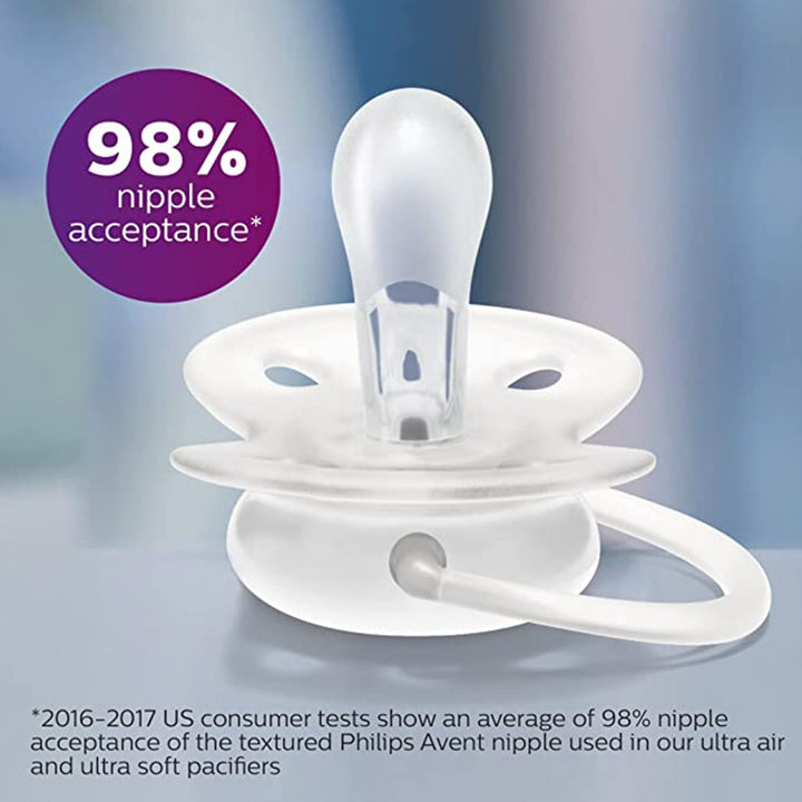 Philips Avent Ultra Soft Soother Mix Deco For 0-6 Months Baby Girl, Pack of 2's - Easy Pharmacy LLC