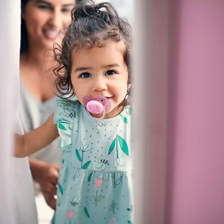 Philips Avent Ultra Soft Soother Deco For 6-18 Months Baby Girl, Pack of 2's - Easy Pharmacy LLC