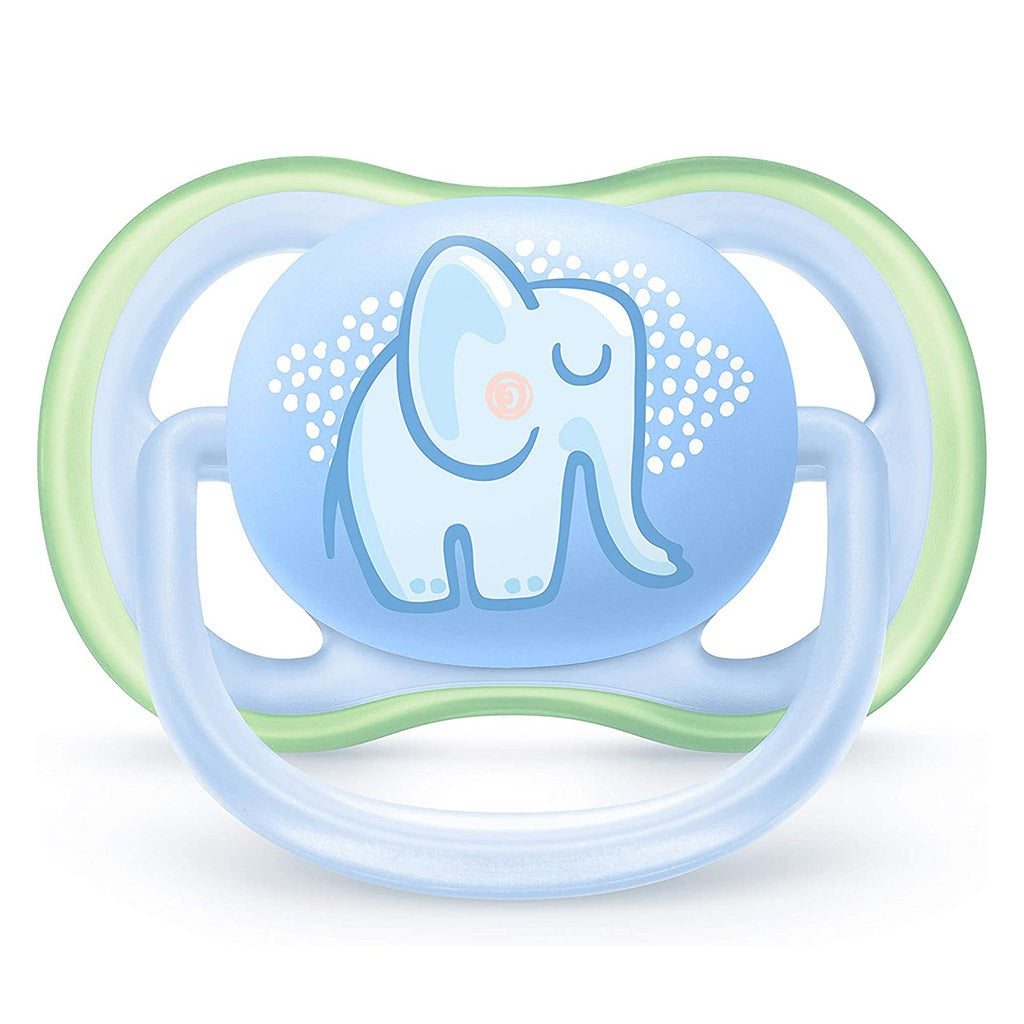 Philips Avent Ultra Air Freeflow Silicone Soother Deco For 0-6 Months Baby, Pack of 2's - Easy Pharmacy LLC