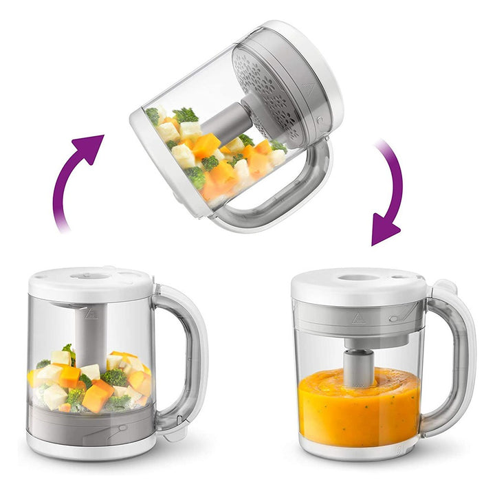 Philips Avent Combined 4-In-1 Steamer And Blender - SCF883/02 - Easy Pharmacy LLC