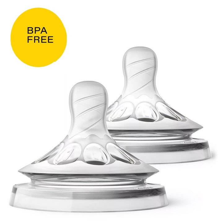 Philips Avent Natural 2.0 Teats For 0 Months+ Baby, Pack of 2's SCF041/27 - Easy Pharmacy LLC