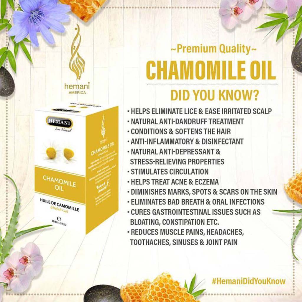 Hemani Chamomile Essential Oil 100 mL - Easy Pharmacy LLC