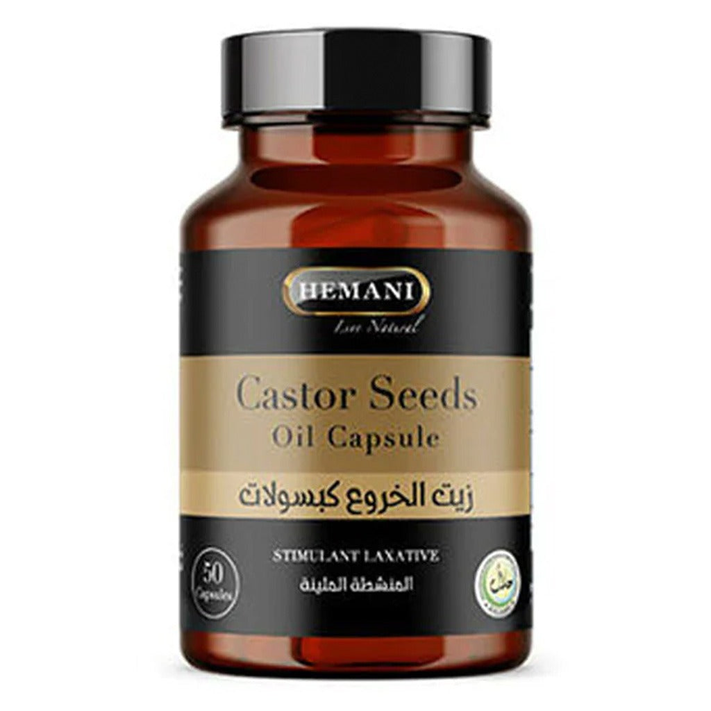 Hemani Castor Oil Laxative Capsules 50's - Easy Pharmacy LLC