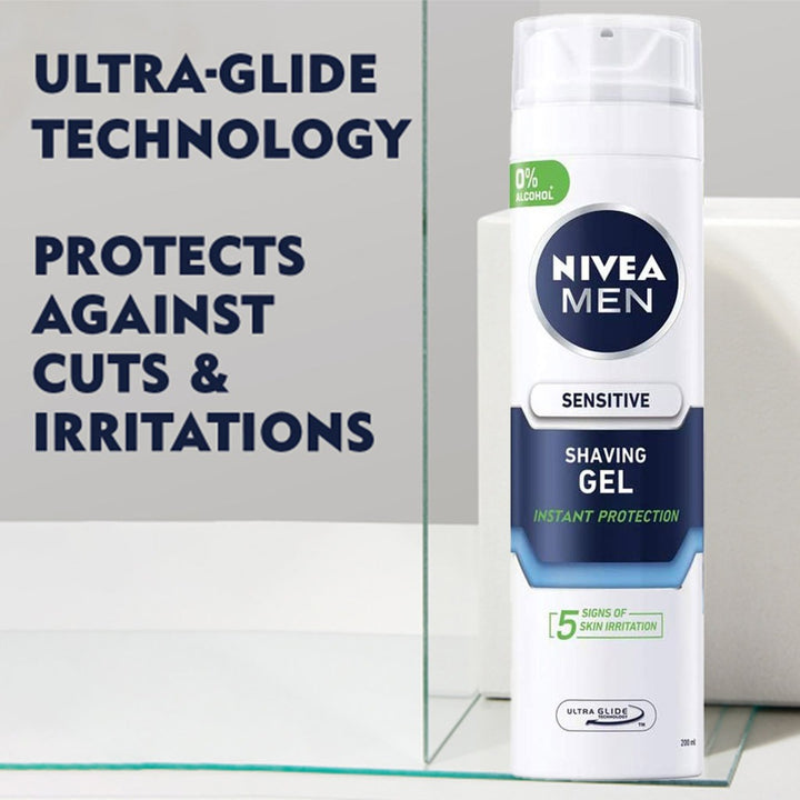 Nivea Men Sensitive Shaving Gel 200 mL - Easy Pharmacy LLC