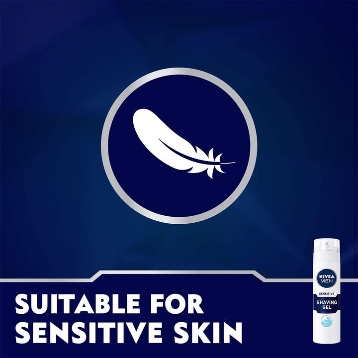 Nivea Men Sensitive Shaving Gel 200 mL - Easy Pharmacy LLC