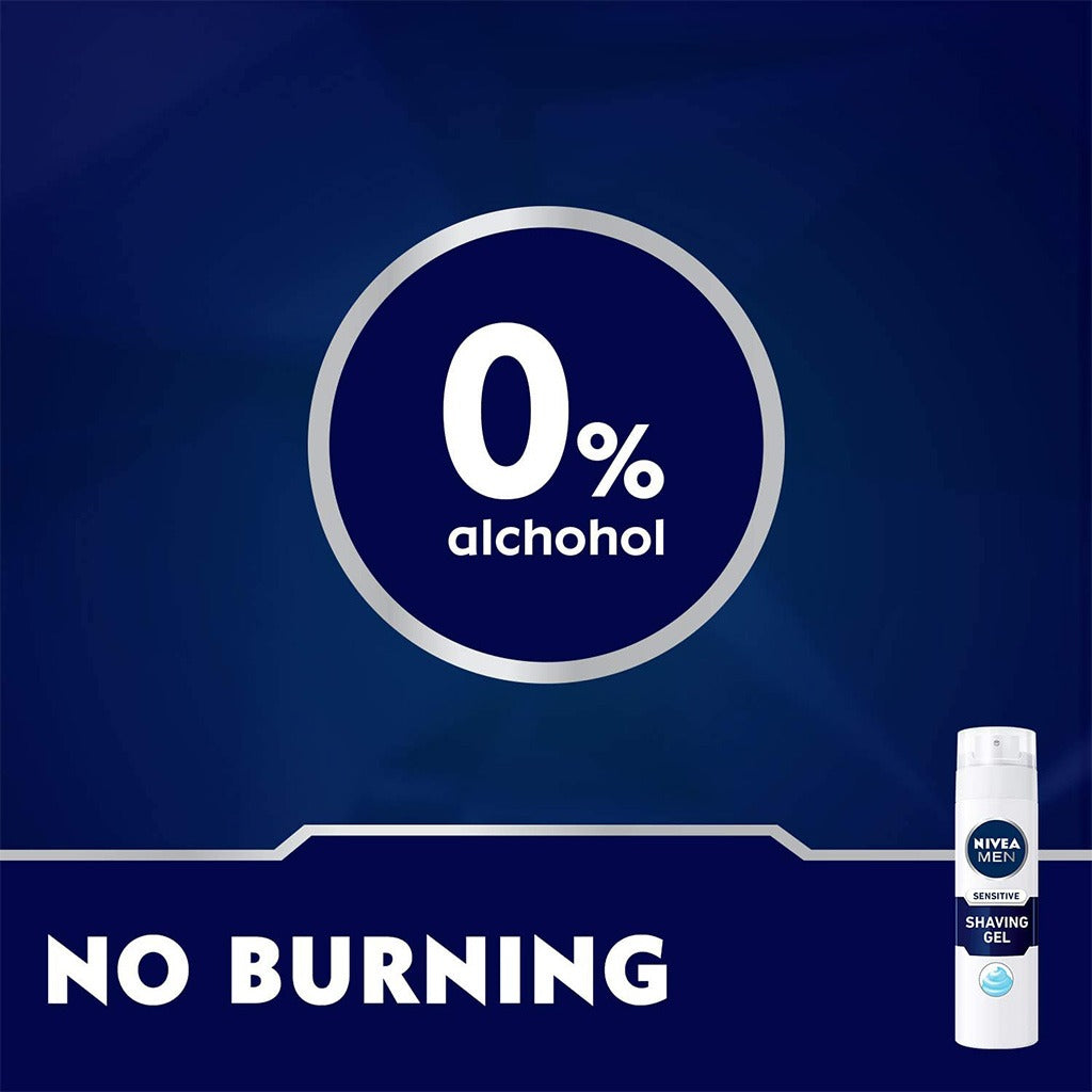 Nivea Men Sensitive Shaving Gel 200 mL - Easy Pharmacy LLC