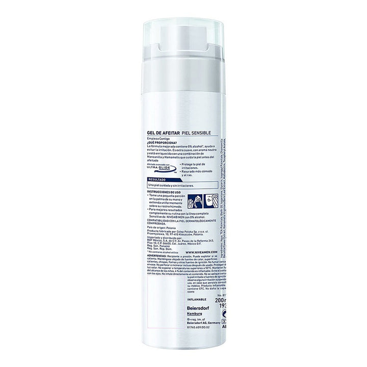 Nivea Men Sensitive Shaving Gel 200 mL - Easy Pharmacy LLC