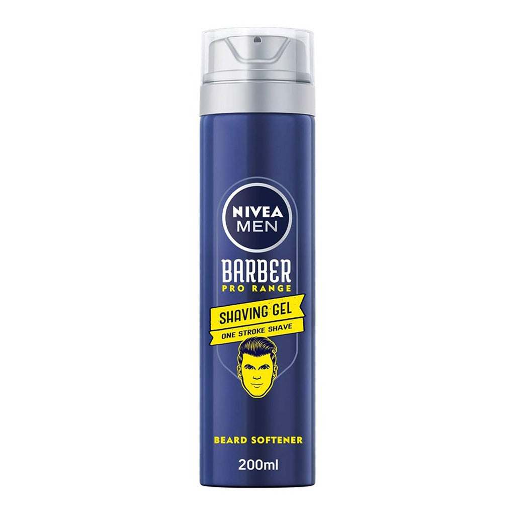 Nivea Men Barber Pro Range Shaving Gel 200 mL - Easy Pharmacy LLC