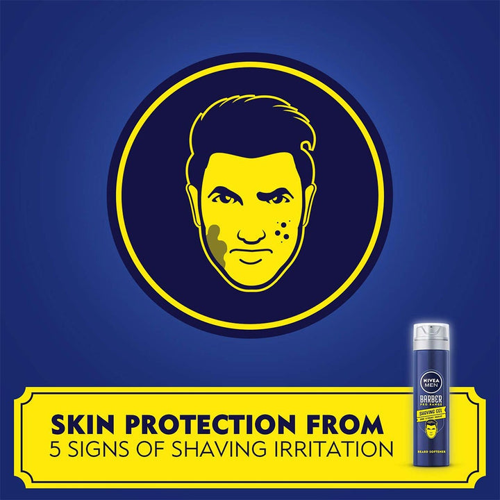 Nivea Men Barber Pro Range Shaving Gel 200 mL - Easy Pharmacy LLC