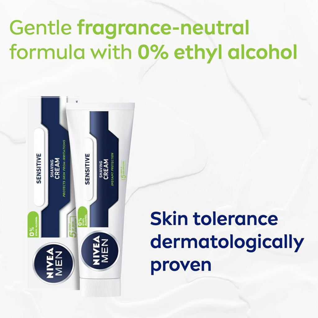 Nivea Men Sensitive Shaving Cream 100 mL - Easy Pharmacy LLC