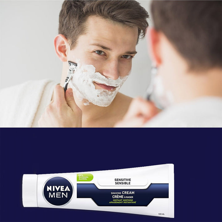 Nivea Men Sensitive Shaving Cream 100 mL - Easy Pharmacy LLC