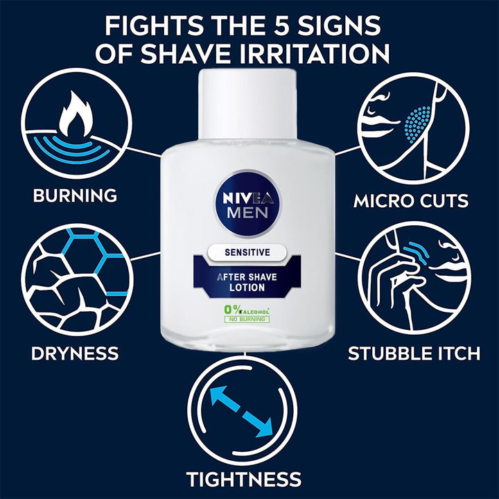 Nivea Men Sensitive After Shave Lotion 100 mL - Easy Pharmacy LLC