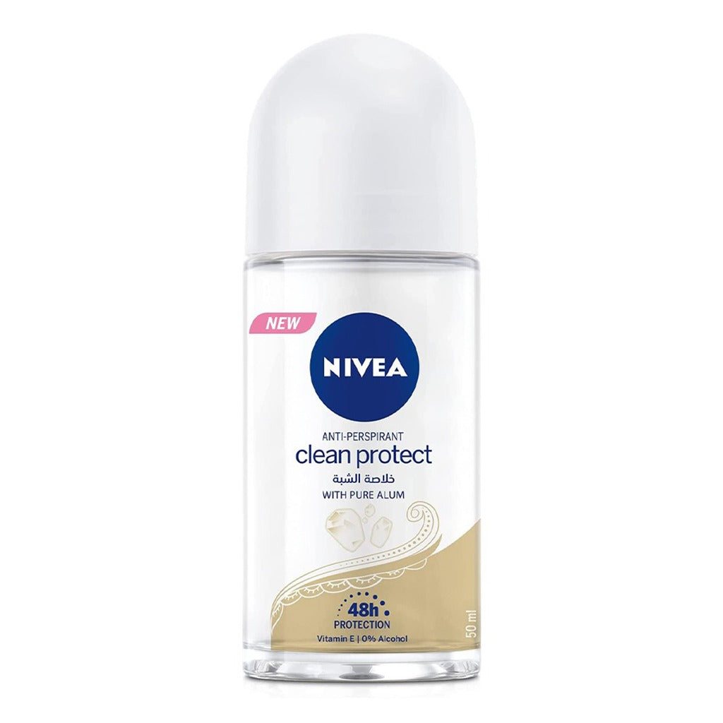 Nivea Clean Protect Deodorant Antiperspirant Roll-On 50 mL - Easy Pharmacy LLC