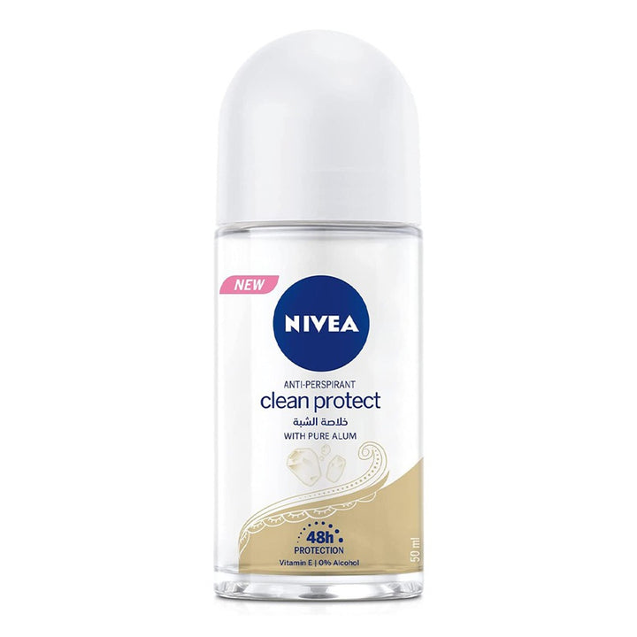 Nivea Clean Protect Deodorant Antiperspirant Roll-On 50 mL - Easy Pharmacy LLC