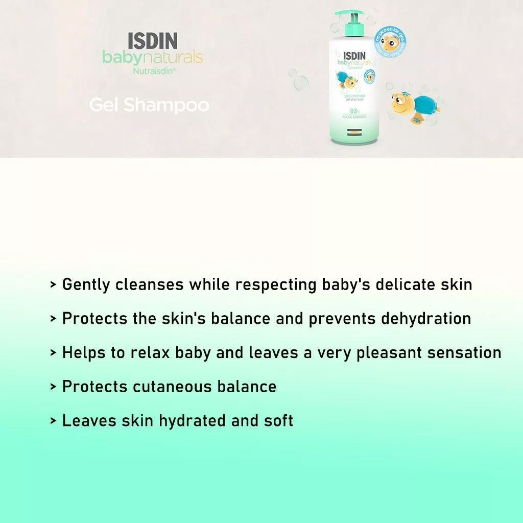 Isdin Babynaturals Nutraisdin Body Lotion 400ml + Gel Shampoo 400ml PROMO PACK - Easy Pharmacy LLC